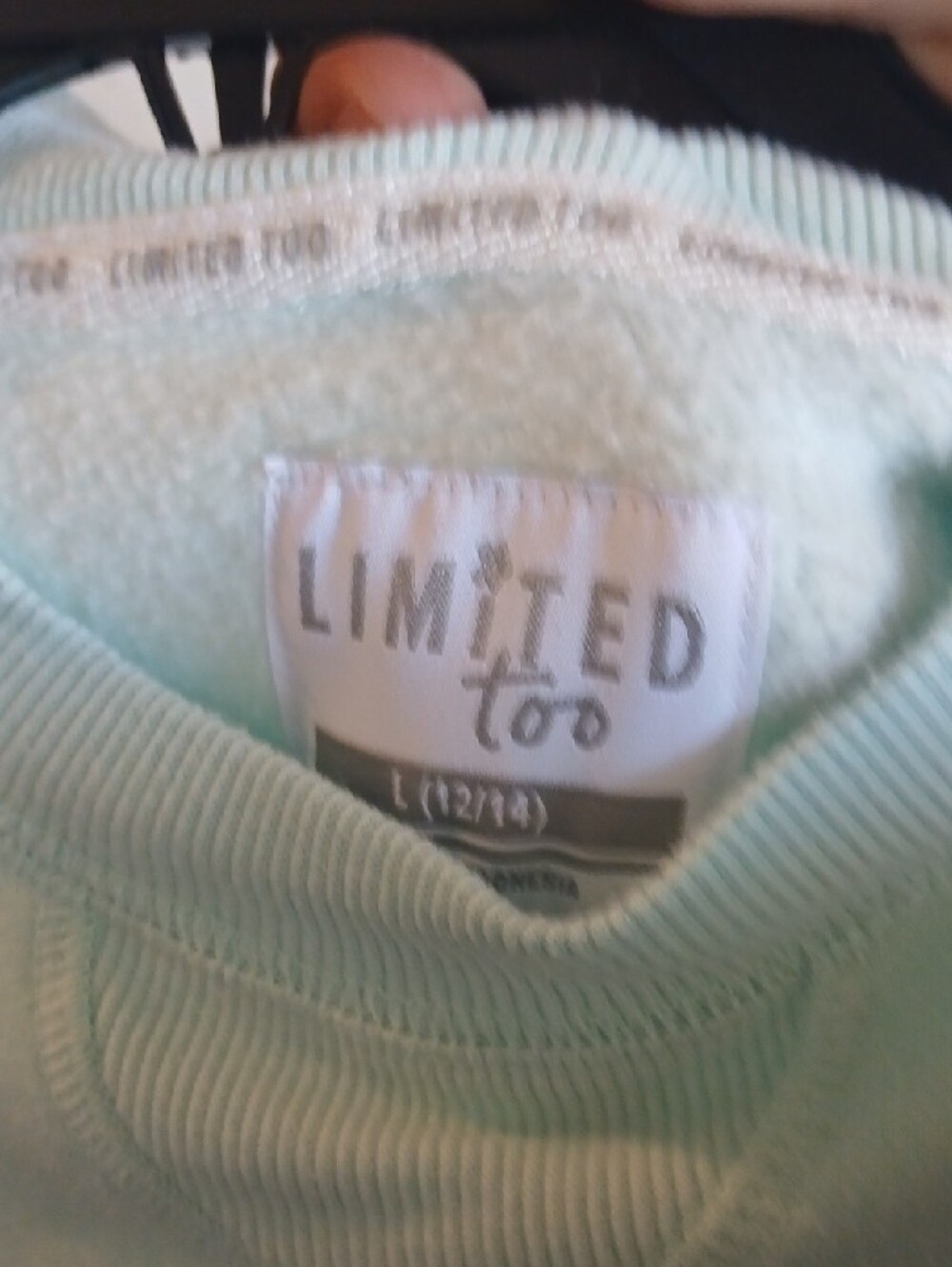 Limited Too Mint Green Crewneck Sweatshirt - Picture 8 of 8